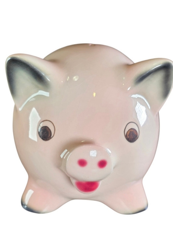 Goebel Other - Goebel West Germany 1962 Pink Pig Bank 7.5" Large Ceramic w/ Stopper